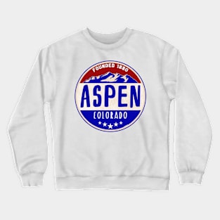 ASPEN COLORADO MOUNTAINS SKIING MOUNTAIN SKI SNOWBOARD Crewneck Sweatshirt